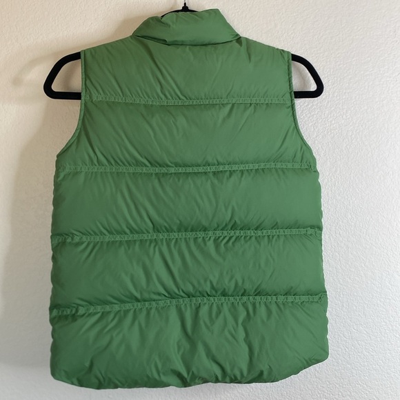 Lands End puffer vest green kids size 8/small unisex EUC - Picture 5 of 6